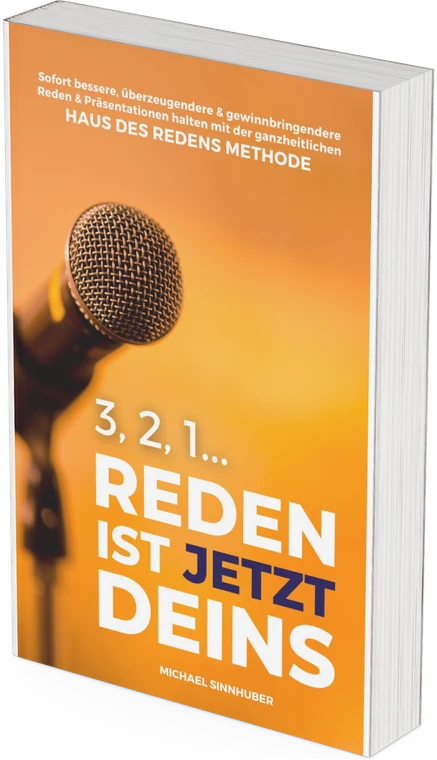 Buchcover „3, 2, 1… Reden ist jetzt Deins“ von Michael Sinnhuber
