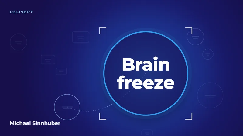 Cover image: Brain freeze during a presentation: what Michael Bay's CES moment teaches us