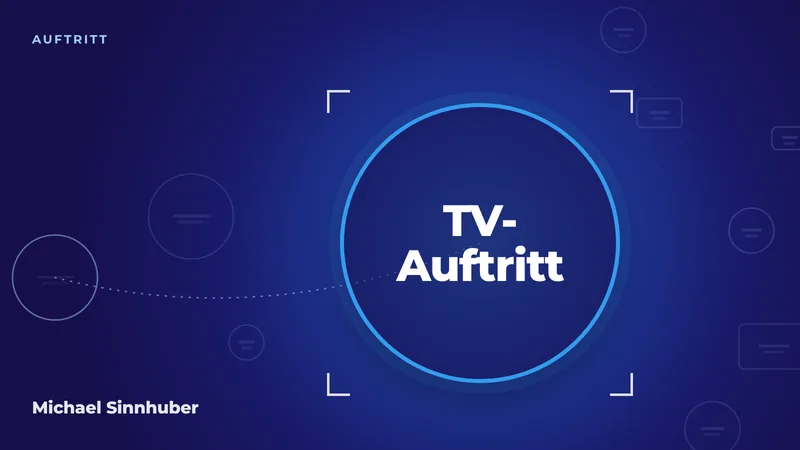 Titelbild: TV-Auftritt: wie du dich auf Interview und Talk vor der Kamera vorbereitest